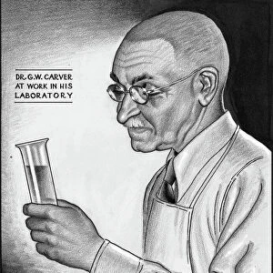 GEORGE WASHINGTON CARVER (1864-1943). American botanist, chemist, and educator