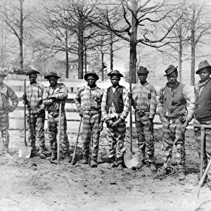 GEORGIA: CHAIN GANG. The Chain Gang, Thomasville, Georgia. Photograph by Joseph John Kirkbride
