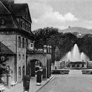 GERMANY: BAD NAUHEIM. Sprudelhof health resort in the town of Bad Nauheim, Germany