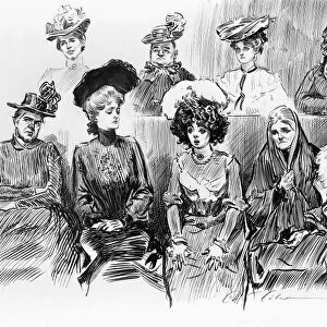 GIBSON: JURY, c1902. Studies in expression