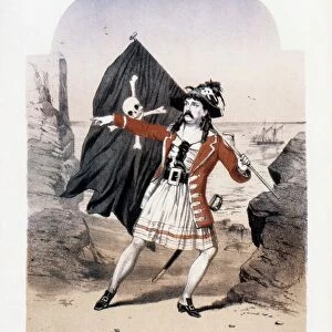 GILBERT & SULLIVAN, 1880. Sheet music cover for Gilbert and Sullivans comic opera The Pirates of Penzance, 1880