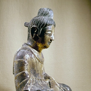 Gilt bronze seated Buddha, 338 A. D. the earliest dated Chinese Buddhist sculpture