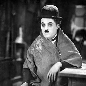 THE GOLD RUSH, 1925. Charlie Chaplin in a scene from The Gold Rush