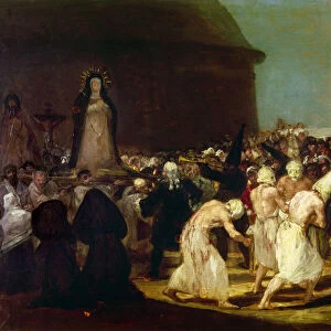 GOYA: FLAGELLANTS, 1793. Procession of the Flagellants
