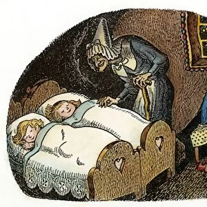 GRIMM: HANSEL AND GRETEL. Tumble in and slumber sweetly said the witch to Hansel