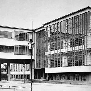 GROPIUS: BAUHAUS. Walter Gropius Bauhaus at Dessau, Germany, 1926