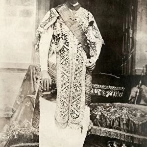 HAILE SELASSIE (1892-1975). Emperor of Ethiopia, 1930-1974. Photographed c1917