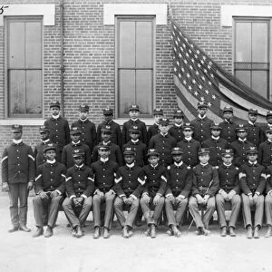 HAINES INSTITUTE, c1899. Cadets at the Haines Normal and Industrial Institute in Augusta, Georgia