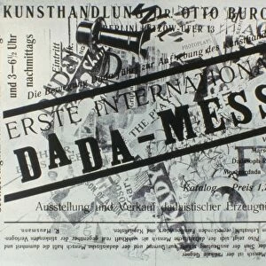 HEARTFIELD & GROSZ: DADA. Cover of catalogue for First International Dada Exhibition