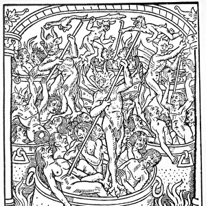 HELL: SEVEN DEADLY SINS. The lustful are smothered in fire and brimstone as infernal