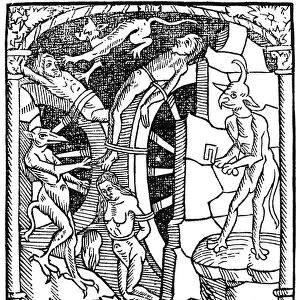 HELL: SEVEN DEADLY SINS. The Prideful are broken on the wheel as infernal punishment