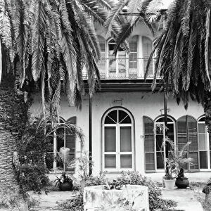 HEMINGWAY HOUSE, 1964. Ernest Hemingways house in Key West, Florida. Photograph, 1964