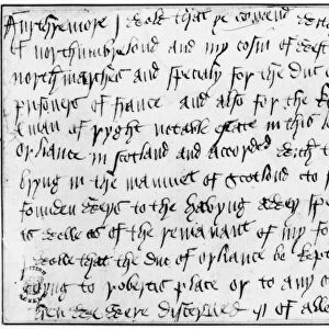 HENRY V (1387-1422). King of England, 1413-1422. Autograph letter of King Henry V of England