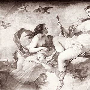 HERA / JUNO. Painting by Charles Joseph Natoire (1700-1777)