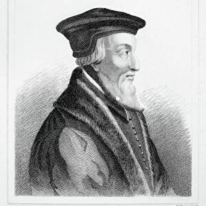 HUGH LATIMER (1485-1555). English Reformation leader and Protestant martyr. Line and stipple engraving by H. Meyer, 1826