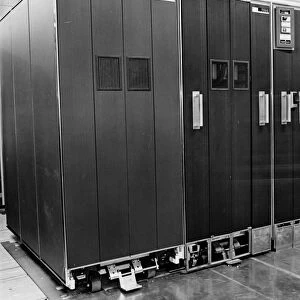IBM COMPUTER, 1965. International Business Machine (IMB) computer model 7090 data