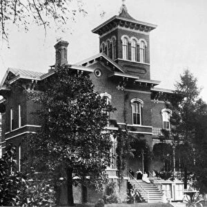 ILLINOIS: MAGNOLIA MANOR. A view of Magnolia Manor in Cairo, Illinois, built in 1869 by merchant Charles A. Galigher, who had supplied the Union Army with flour during the Civil War. Photographed c1880