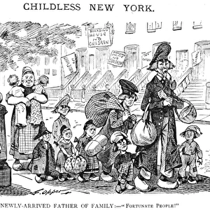IMMIGRANT FAMILY, 1883. Childless New York