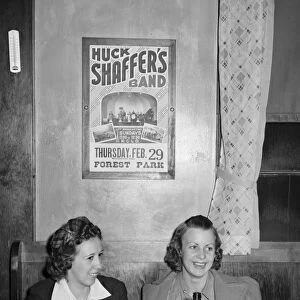 IOWA: BAR, 1940. Women at a bar in Marshalltown, Iowa. Photograph by Arthur Rothstein