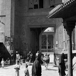 IRAQ: KADIMAIN, c1932. Street in Kadimain, Iraq. Photograph, c1932