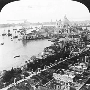 ITALY: VENICE, 1902. Venice looking Southwest from the Campanile, Italy. Stereograph