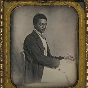 JAMES B. YATES (c1838-?). Liberian politician. Daguerreotype by Augustus Washington