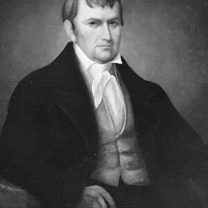 JAMES ROBERTSON (1742-1814). American pioneer. Oil on canvas
