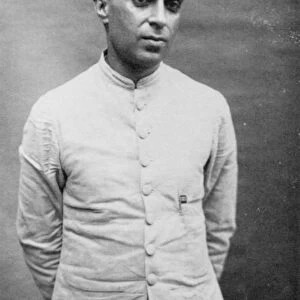 JAWAHARLAL NEHRU (1889-1964). Indian political leader