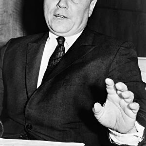 JIMMY HOFFA (1913-1975?). American labor leader. Photograph, 1959