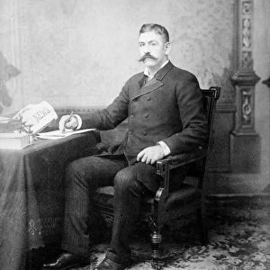 JOHN L. SULLIVAN (1858-1918). American heavyweight pugilist. Photograph