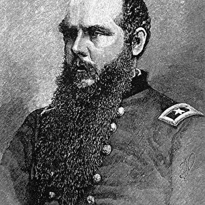 JOHN SCHOFIELD (1831-1906). John McAllister Schofield. American army officer. Wood engraving, 1887