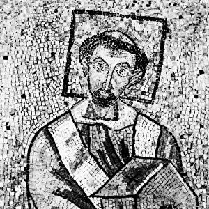 JOHN VII d. 707. Pope, 705-707. Contemporary mosaic in the Grotte Vaticane