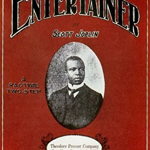 JOPLIN: ENTERTAINER. Song sheet cover of The Entertainer, 1902, by Scott Joplin