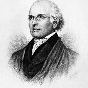 JOSEPH STORY (1779-1845). American jurist. Etching, 1890, by Max Rosenthal