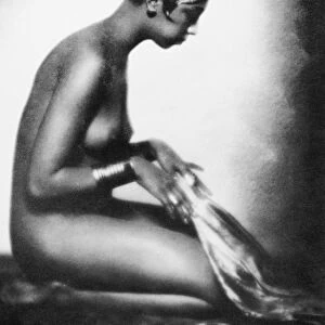 JOSEPHINE BAKER (1906-1975). American dancer. Photographed at Paris, c1929