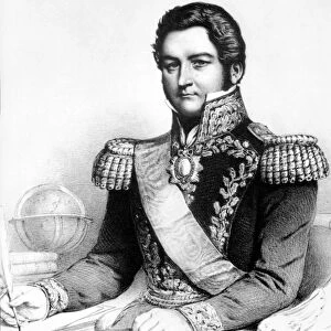 JUAN MANUEL de ROSAS (1793-1877). Argentine dictator. Drawing, 19th century