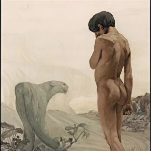 JUNGLE BOOK, 1903. Mowgli leaving the jungle