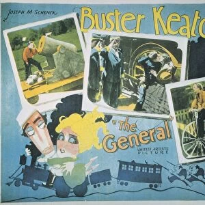 KEATON: THE GENERAL, 1927. Poster for the 1927 film, The General, directed by and starring Buster Keaton