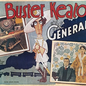 KEATON: THE GENERAL, 1927. Poster for the 1927 film The General, directed by and starring Buster Keaton
