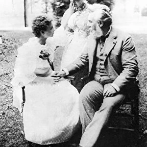 KELLER & BELL, 1894. Helen Keller (left) with her teacher, Anne Sullivan Macy