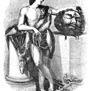 KING DAVID (d. 973 B. C. ). King of Judah and Israel. David with the head of Goliath (I Samuel 17