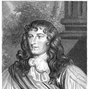 KING JAMES II OF ENGLAND (1633-1701). Engraving, 1808, after a portrait by Sir Peter Lely