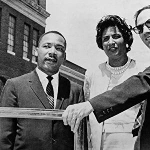 KING, MOTLEY & KUNSTLER. American civil rights activists Dr. Martin Luther King, Jr