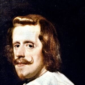 KING PHILIP IV OF SPAIN (1605-1665). King of Spain, 1621-1665. Oil on canvas (detail)