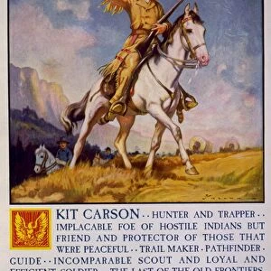 KIT CARSON (1809-1868). Christopher Houston Kit Carson. American frontiersman