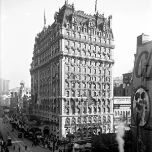 KNICKERBOCKER HOTEL, c1909. View of the Knickerbocker Hotel, New York City. Photograph