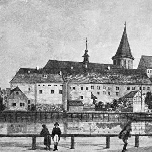 KONIGSBERG, PRUSSIA. The Old University and Cathedral at Konigsberg, East Prussia