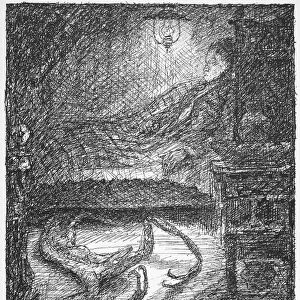 KUBIN: THE SCORPION, 1923. Drawing, 1923, by Alfred Kubin (1877-1959)