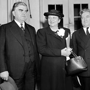 LABOR LEADERS, 1939. Left to right: John L