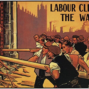Labour clears the way. Labour Party poster of 1910 challenging the House of Lords rejection of the Peoples Budget